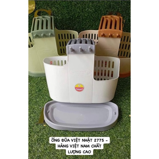 Ống nhựa đựng đũa Việt Nhật - khay cắm dao cao cấp