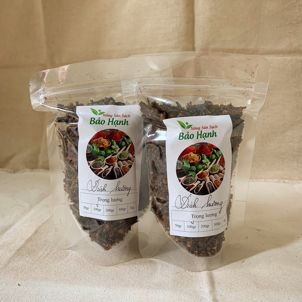 Nụ đinh hương khô thượng hạng 100-500gr Cloves Whole BH Spices gia vị nấu phở BHS018
