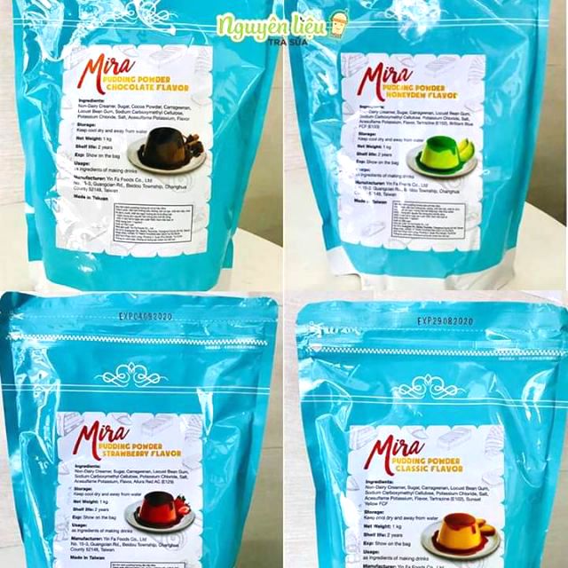 Bột Pudding Đài Loan làm bánh flan 1kg