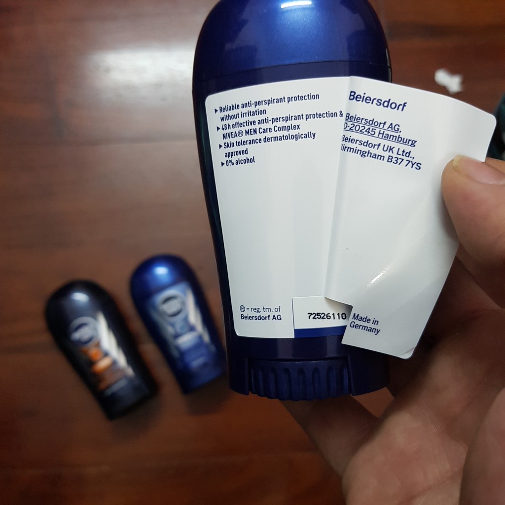 Sáp lăn nách Nivea Men Đức 40g