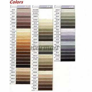 Stitch Colors Cross 447 Thread Pattern Embroidery Kits