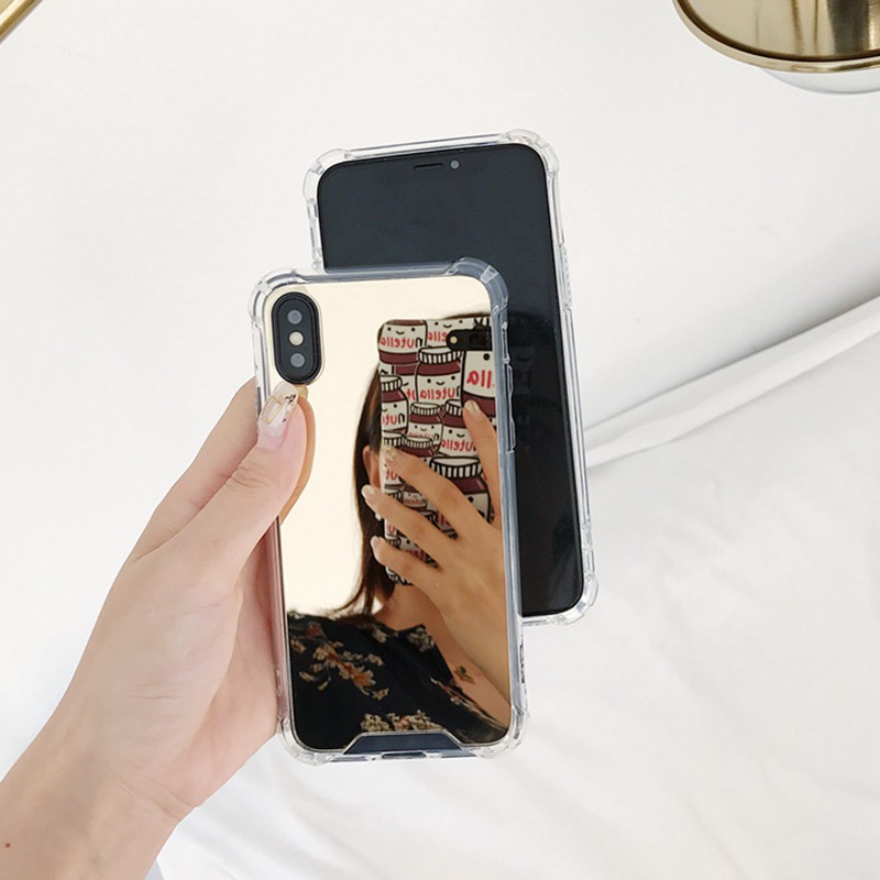 Ốp Lưng Tráng Gương Độc Đáo Cho Iphone 11 Pro Xs Max Xr X 10 8 Plus 9 7 8 6s 6 S Plus Se 2020