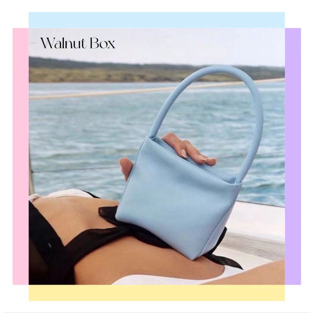 Túi Xách Đeo Vai Da Sáp Dầu Dáng Vuông Nhỏ Kiểu Retro Thời Trang Cho Bà Mới