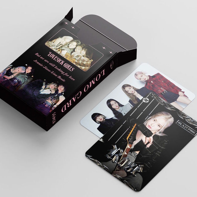 Hộp 54 Ảnh Thẻ Lomo Nhóm Nhạc BlackPink
