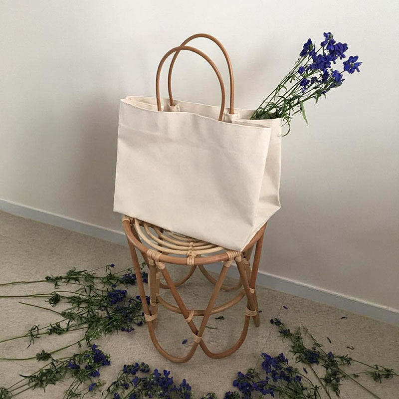 Túi tote nữ vải canvas đơn giản thời trang phong cách Hàn Quốc
