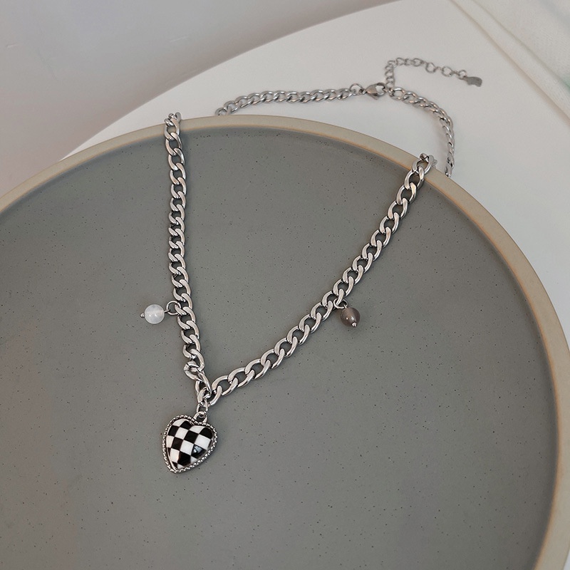 iF YOU Vòng cổ   bạc tùy chọn kiểu mặt phong cách cổ điển dành cho nữ