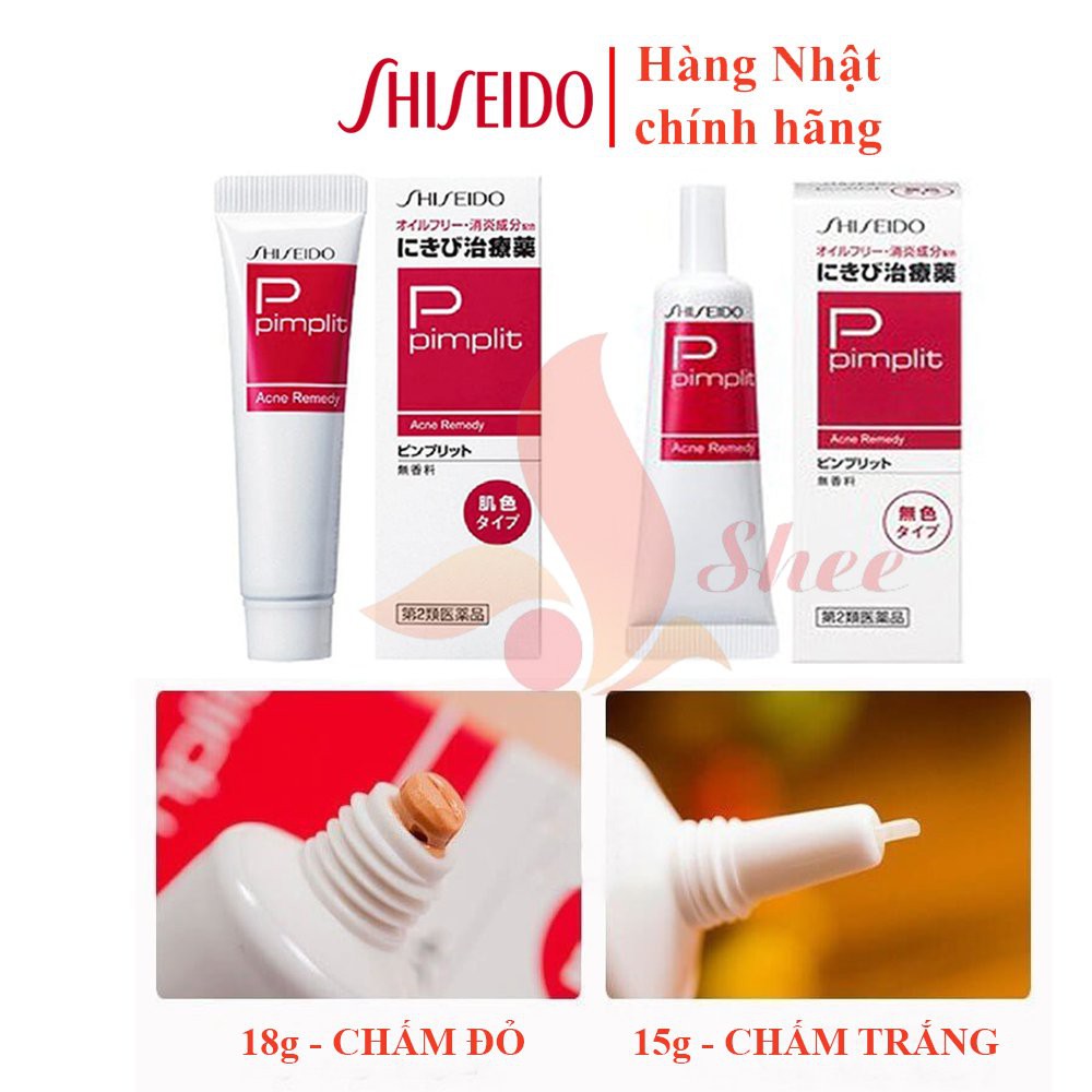 (Đủ bill) Kem mụn shiseido pimplit Nhật Bản - Shee Shop