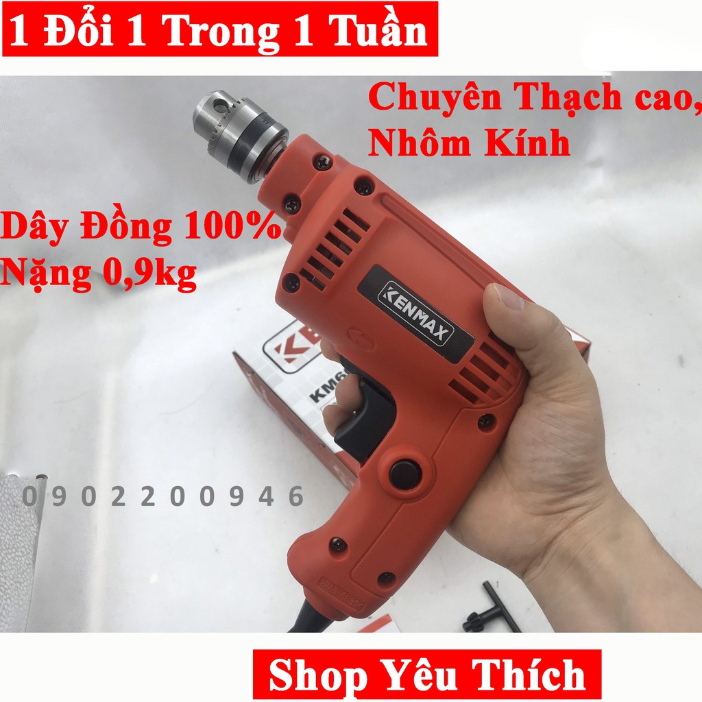 Máy khoan bắt vít đầu 6 kenmax , gaocheng đầu 13ly hàng nội địa trung ương trung quốc