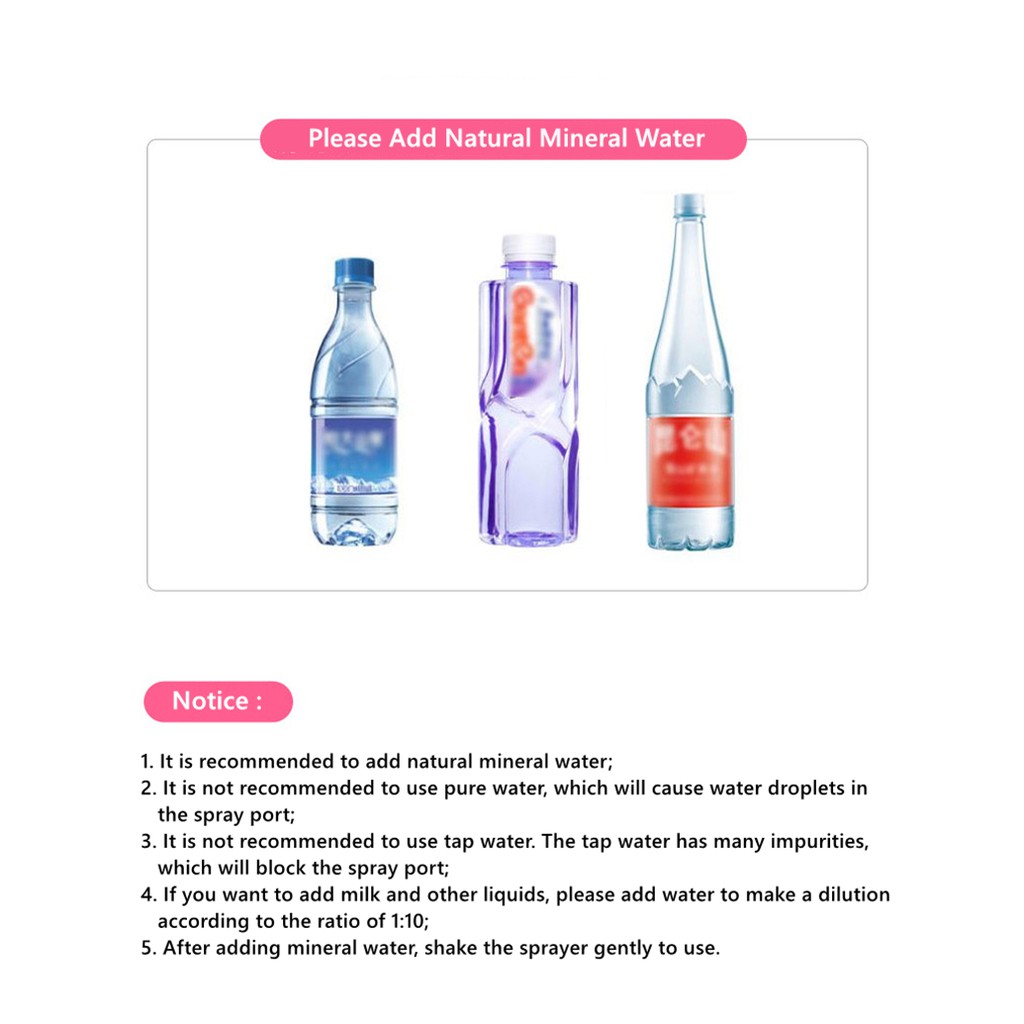 Máy phun sương xông da mặt nano cầm tay mini 4 màu tùy chọn | BigBuy360 - bigbuy360.vn