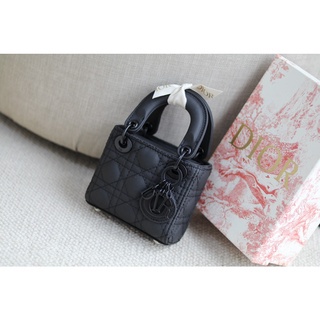 Túi Xách Di.or Full tag Size 12cm - Màu Đen