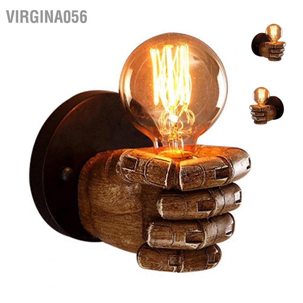 Virgina056 Người giữ đèn tường Trang trí hình dạng nắm tay mới lạ nghệ thuật cho quán bar Nhà hàng cà phê