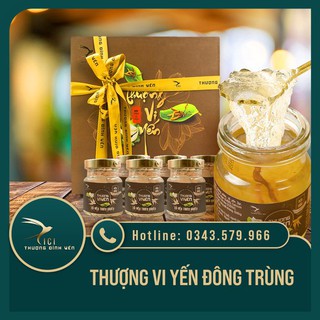 Yến chưng sẵn Thượng Vy Yến đông trùng hạ thảo (set 6 hũ)