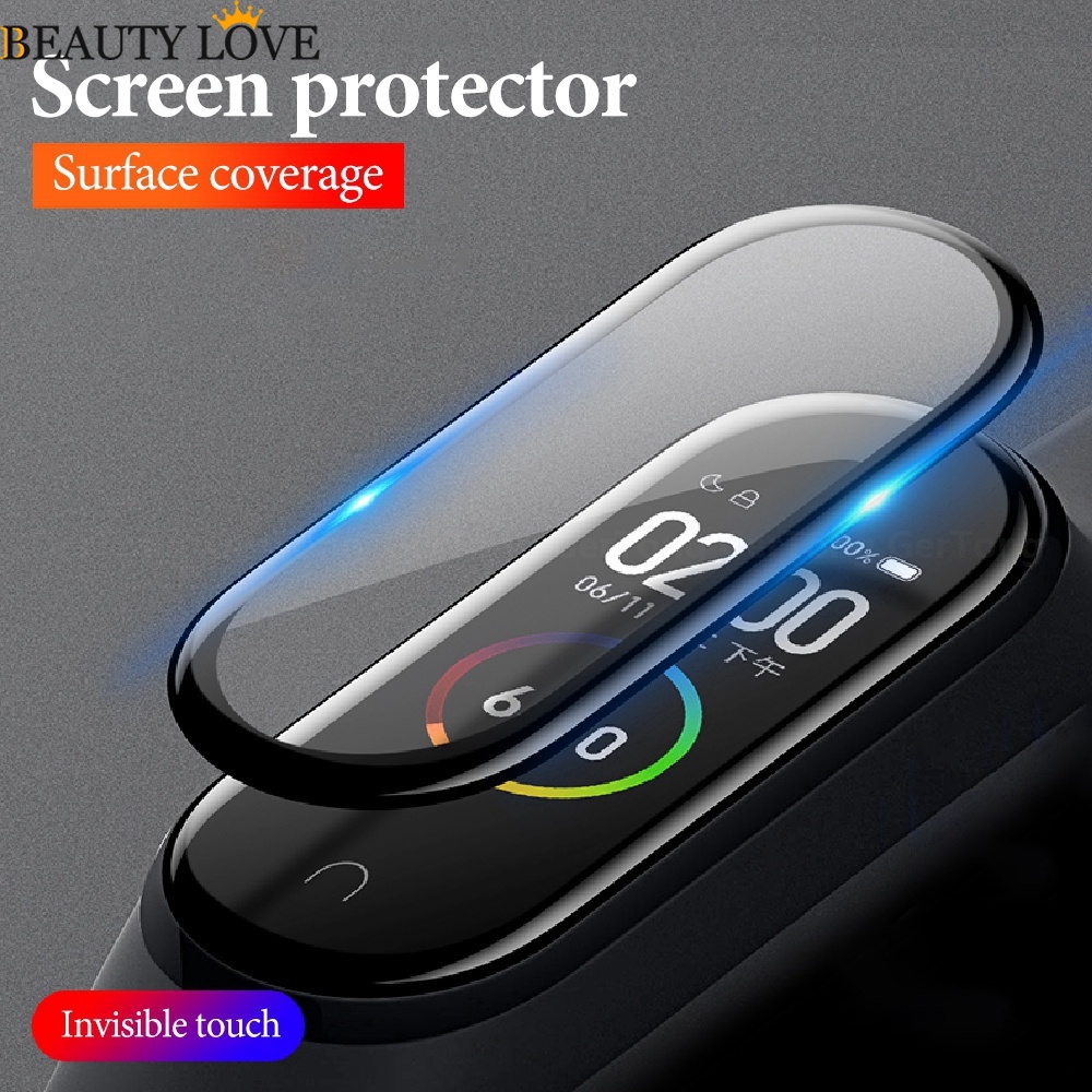 Kính Cường Lực 3D Mềm Mại Bảo Vệ Màn Hình Đồng Hồ Thông Minh Xiaomi Mi Band 4 / 5 Mi Band 4 / 5