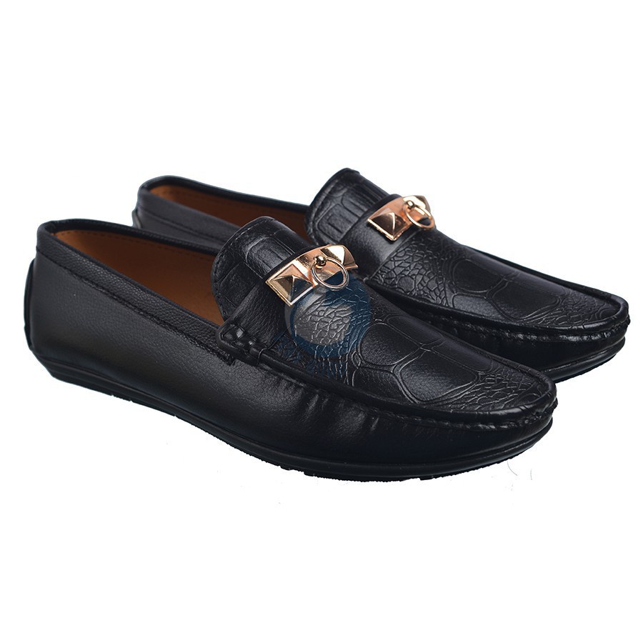 Giày lười nam verygood móc khóa vàng MS6 ( màu đen)  Tiện Ích