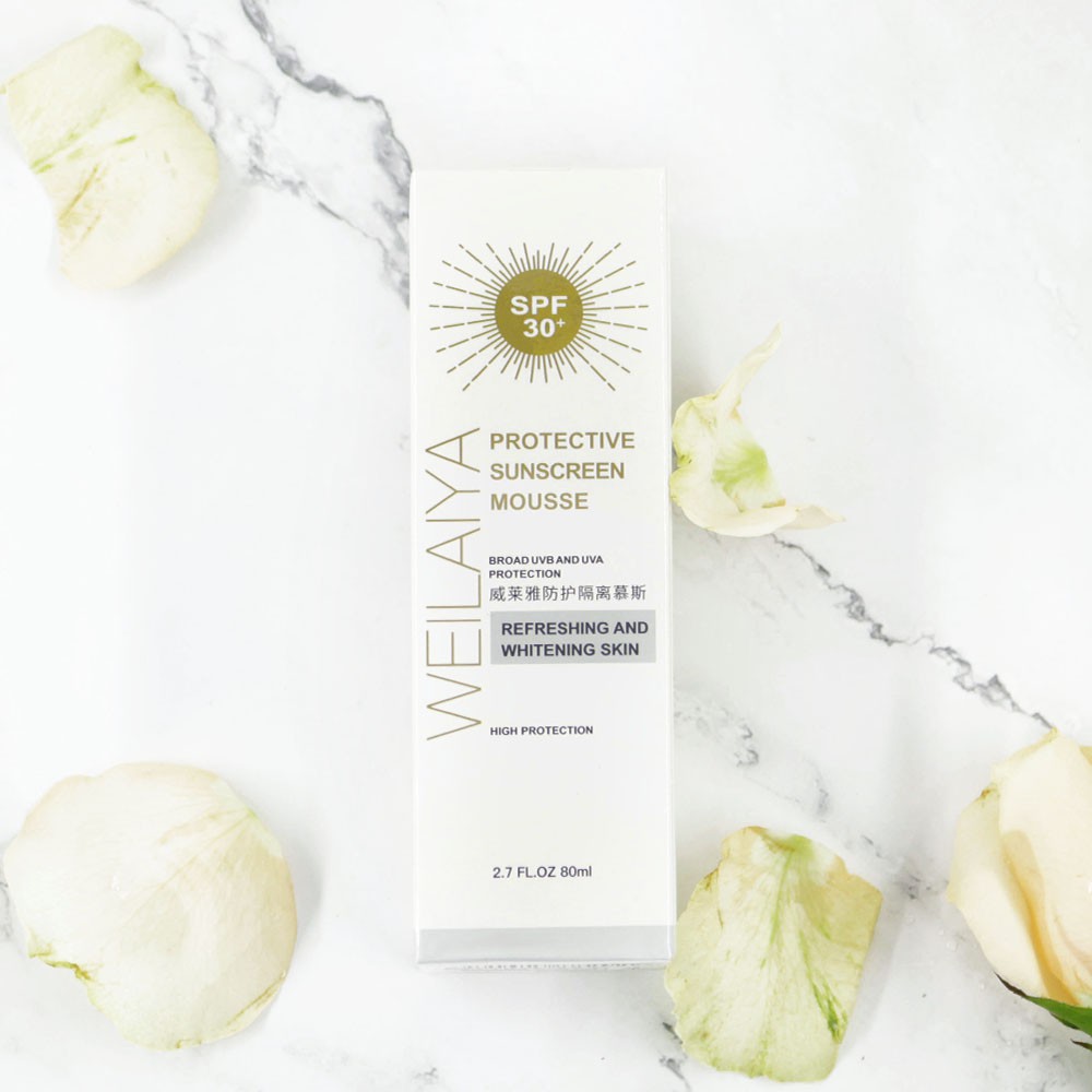 Bọt chống nắng trắng da Weilaiya - Hàng chính hãng