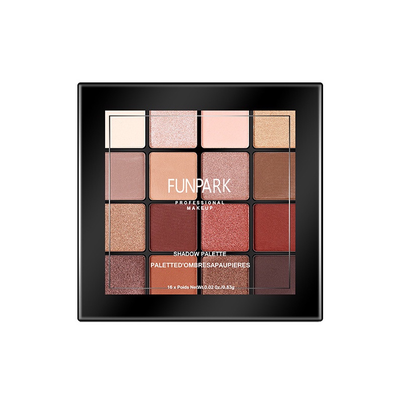 Bảng Phấn Mắt Funpark 16 Màu Sắc Phong Cách retro Dành Cho Người Mới Bắt Đầu