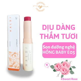 Son Trần l Son Dưỡng Hồng Dâu Mềm Môi, Chống Khô Nẻ, Lên Màu Tươi Tắn - Son Dưỡng Nghệ Epis Có Màu Tone Hồng Dâu E05
