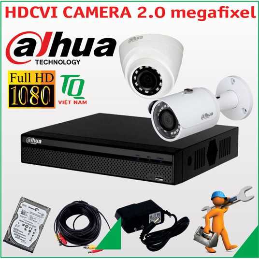 Trọn gói 1 Camera Full HD1080p-Dahua