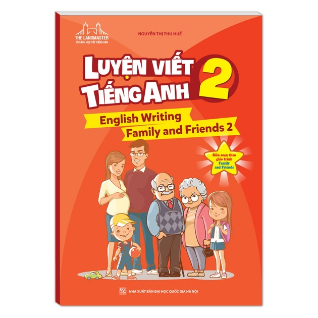 Sách - Combo Luyện viết tiếng Anh 1 và 2 (English Writing Family and Friends)