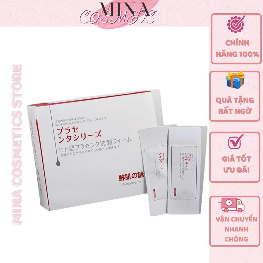 Mặt Nạ Ủ Trắng Nhau Thai Nhật Bản  Gói Ủ Trắng Face Nhau Thai Cừu Nội Địa Nhật