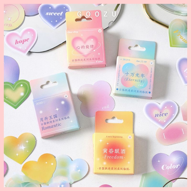 Hộp 45 hình dán sticker trang trí