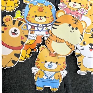 Bao lì xì tết chibi hình cọp 2022