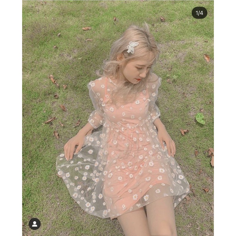 [Mã FAGREEN1505 giảm 10% tối đa 30K đơn 99K] VÁY ĐI CHƠI/CHỤP LOOKBOOK - BABY DAISY DRESS - VÁY HOA CÚC - V0057 | BigBuy360 - bigbuy360.vn