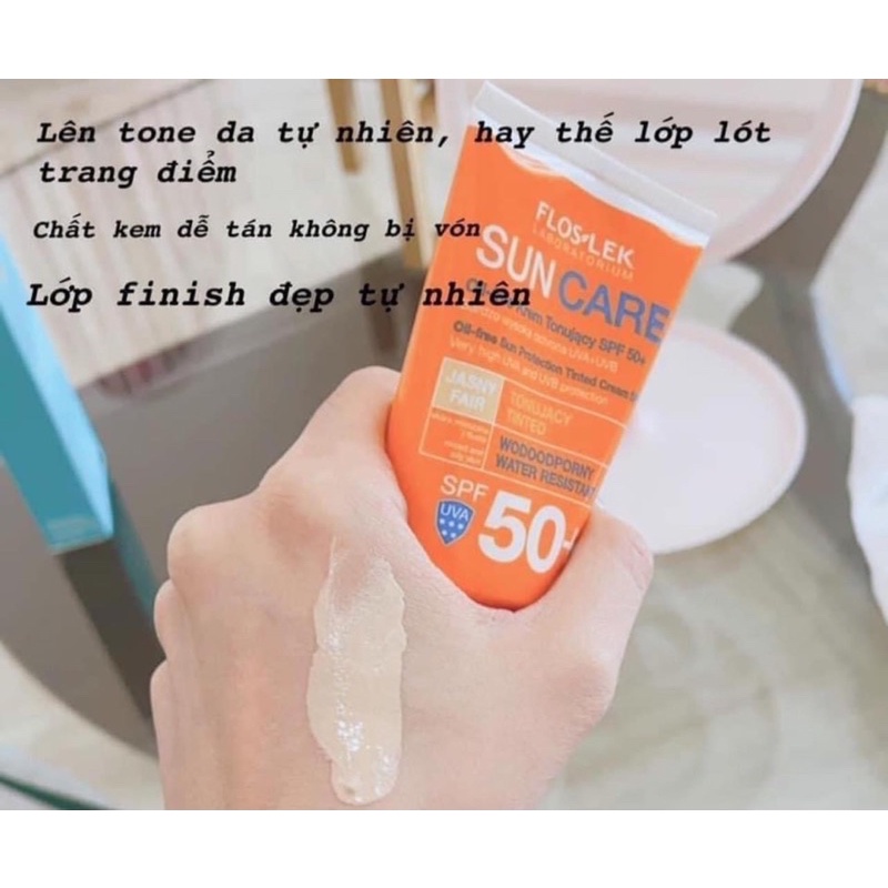 Kem chống nắng Floslek 𝗟𝗮𝗯𝗼𝗿𝗮𝘁𝗼𝗿𝗶𝘂𝗺 𝗦𝘂𝗻 𝗖𝗮𝗿𝗲 𝗢𝗶𝗹 𝗙𝗿𝗲𝗲 𝗦𝘂𝗻 𝗣𝗿𝗼𝘁𝗲𝗰𝘁𝗶𝗼𝗻 𝗧𝗶𝗻𝘁𝗲𝗱 𝗖𝗿𝗲𝗮𝗺 𝗦𝗣𝗙𝟱𝟬+ - ( hang cty )