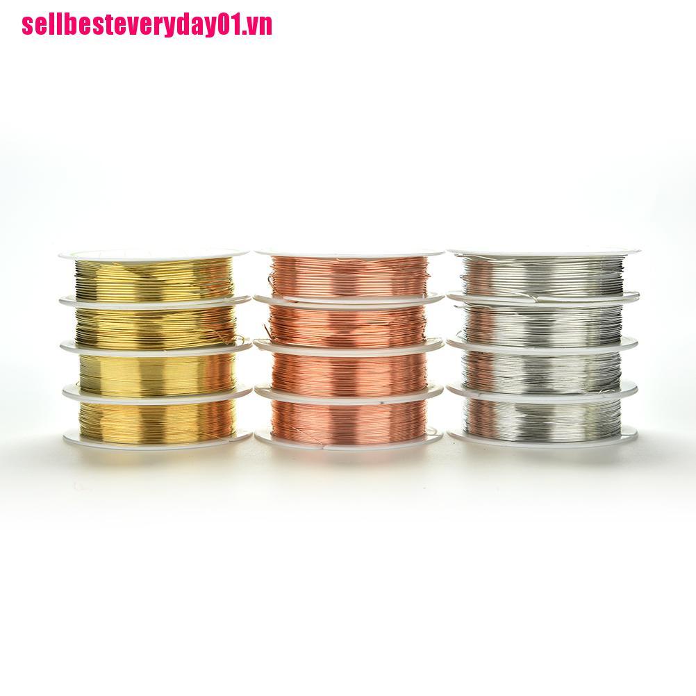 Set 01 Cuộn Dây Đồng 0.3 / 0.4 / 0.6 / 0.8mm Làm Đồ Thủ Công Chuyên Dụng