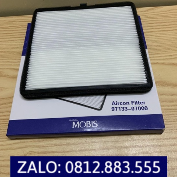 Lọc gió điều hòa, máy lạnh xe Hyundai I10, Kia Morning, Kia Picanto, Hyundai Eon (Mã: 9713307010/9713307000)