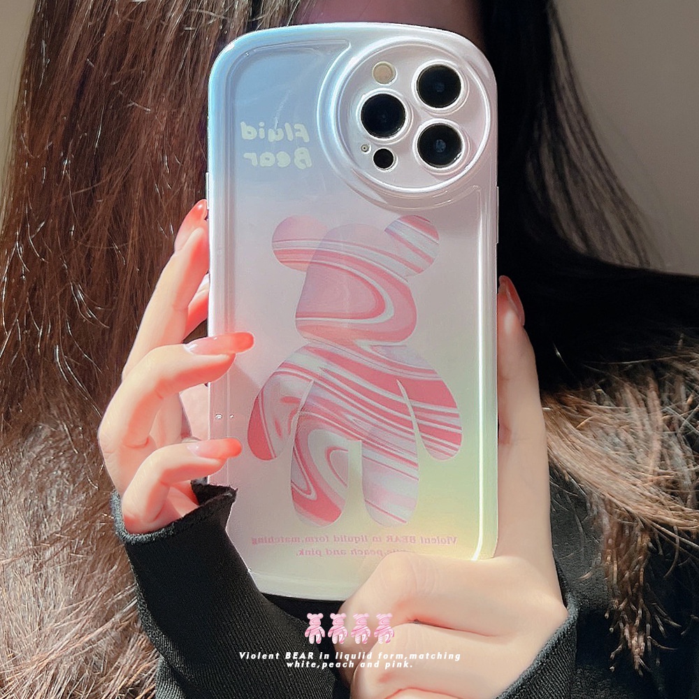Ốp lưng iphone gấu Bear Brick chống sóc cho Iphone 7 8 Plus SE X XS XS Max 11 12 13 14 Pro Max