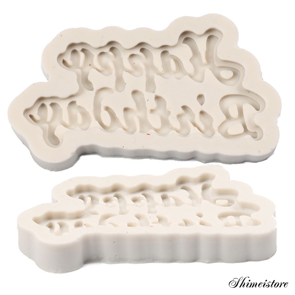 Khuôn Silicone Làm Bánh &amp; Socola Hình Chữ Cái DIY