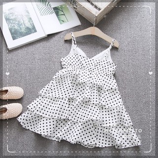 Váy dây chấm bi bé gái size 12-20kg