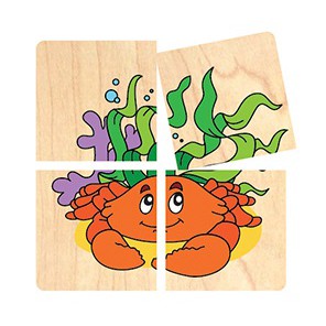 Đồ chơi gỗ Ghép hình 10 con vật | Winwintoys 64392 | Phát triển trí tưởng tượng và nhận biết các loài động vật