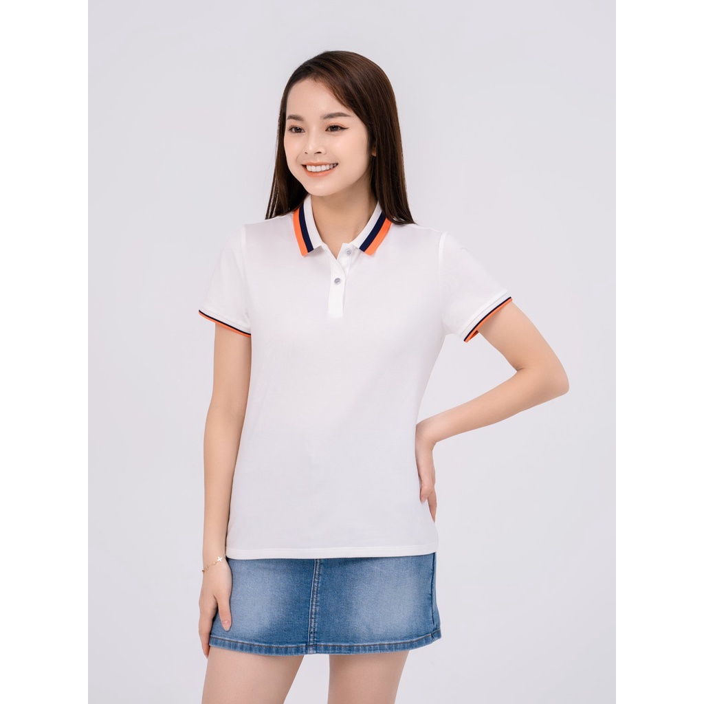 Áo Polo Nữ Airmax Phối Bo Thoáng Khí Thấm Hút Mồ Hôi Khử Mùi Tốt APN5064