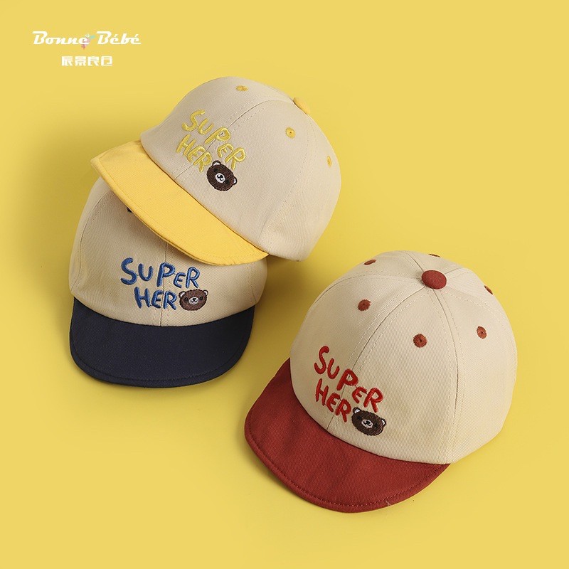 Mũ dành cho bé trai bé gái mùa hè Super Hẻo mã D08