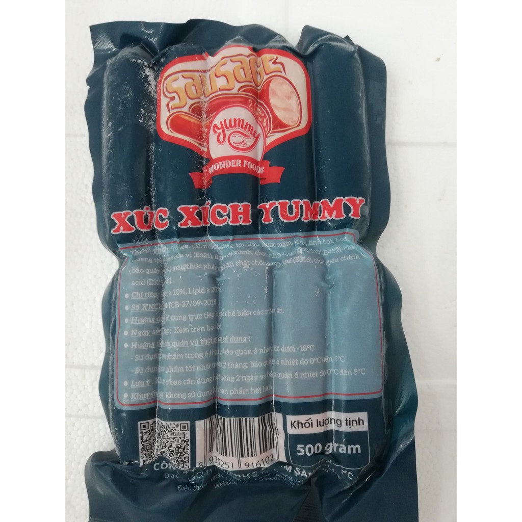 [500g] Xúc xích tươi [VN] YUMMY Sausage (nw5)
