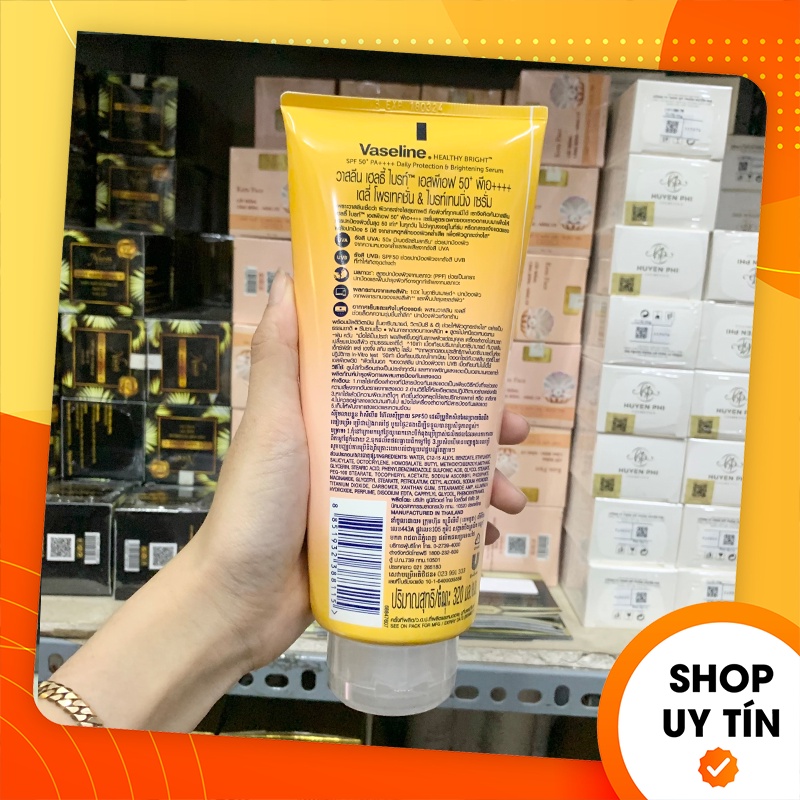 [Chính Hãng] Sữa Dưỡng Thể Vaseline Healthy Bright SPF 50 320ml Thái Lan
