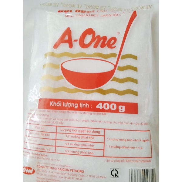 bột ngọt aone 400g