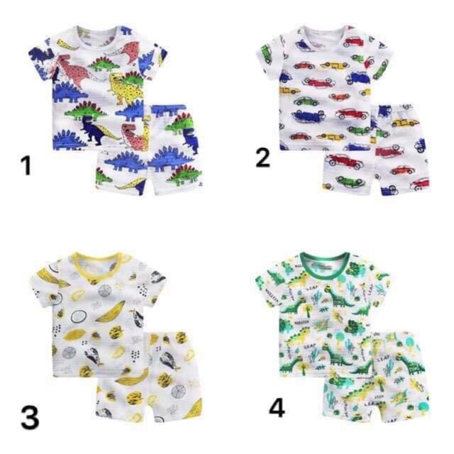Cotton sợi tre com bo 2 áo