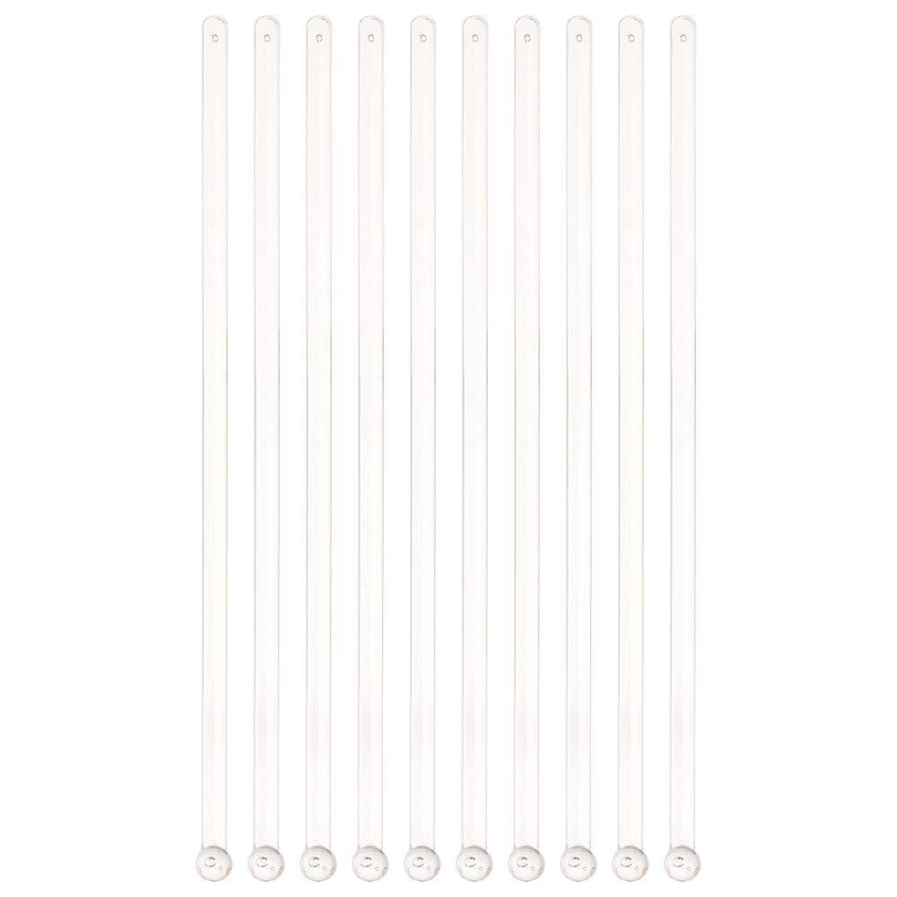 Set 100 que nhựa trong suốt để khuấy cà phê/ làm đồ thủ công