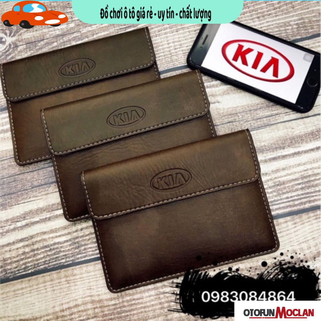 Ví đựng giấy tờ xe ví đăng kiểm có logo hãng bán giá sỉ tại xưởng