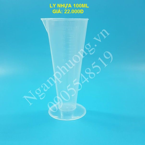 Combo 2 ly đong nhựa có vạch chia