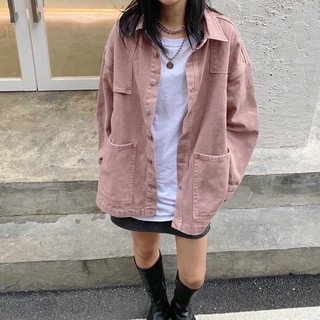 Áo khoác kaki Hồng