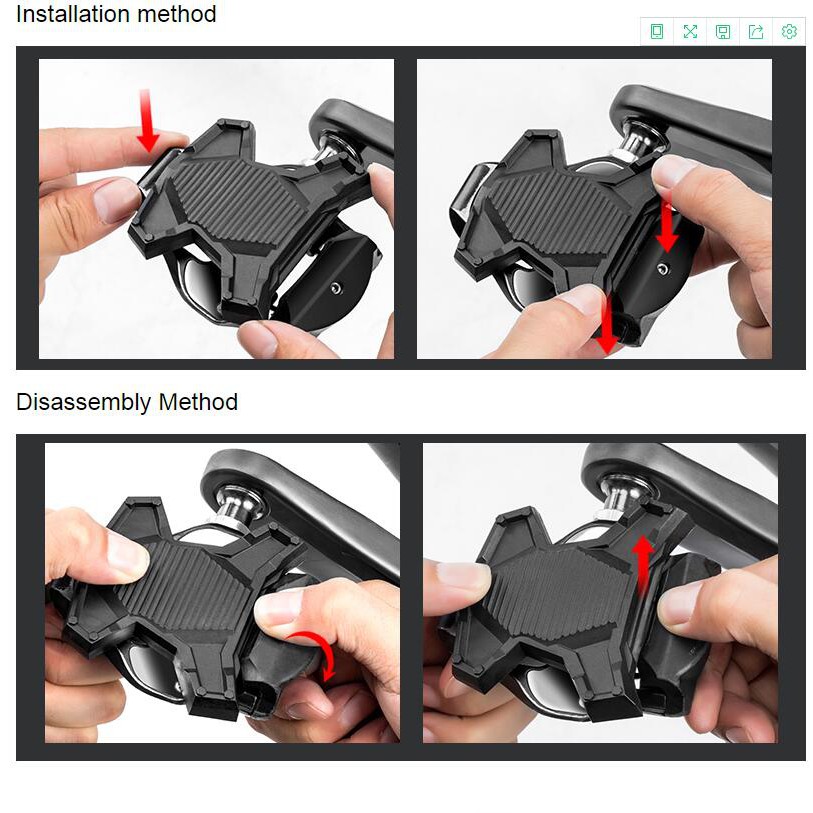 Bàn đạp Rockbros cho xe đạp Shimano Spd Speedplay K0