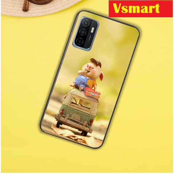 Ốp lưng dẻo TPU Vsmart Star 5 in hình Heo xinh