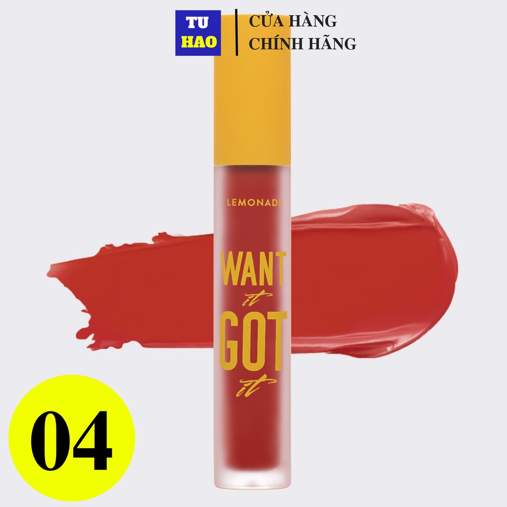Son Kem Lì Nhẹ Môi Lemonade Want It Got It Lipcream 5g | BigBuy360 - bigbuy360.vn