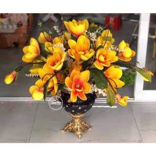 Bình hoa composite trám thấp cắm hoa