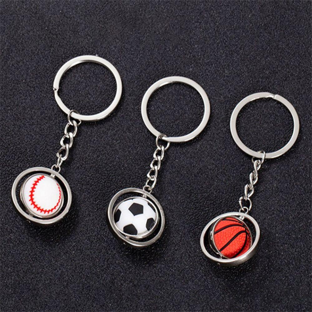 NICKOLAS Giá Đỡ Chìa Khóa Hình Quả Bóng Golf Xoay Được Trang Trí Nội Thất Xe Hơi