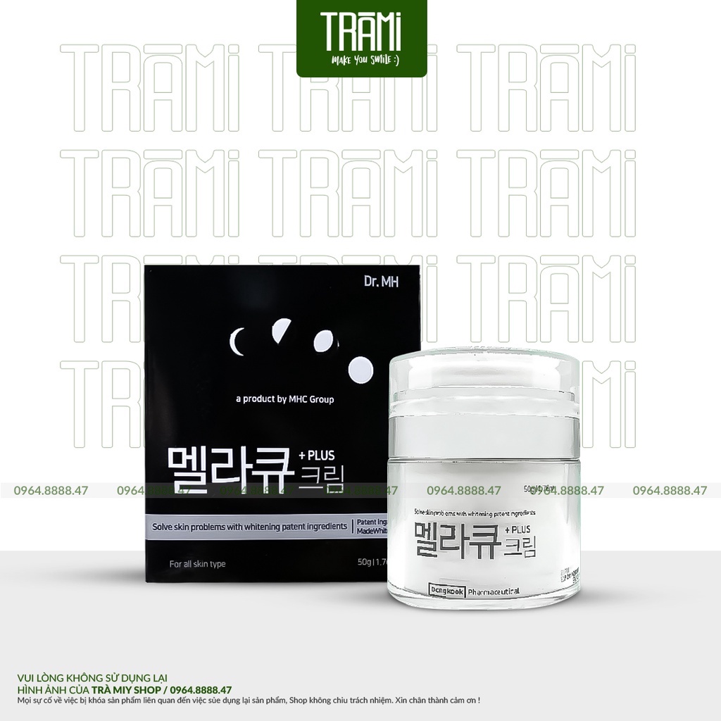 [CHÍNH HÃNG] Kem Giảm Nám Trắng Da Dr.MH Mela Q Plus 50g Hàn Quốc.